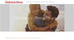 Desktop Screenshot of kickstartlove.com